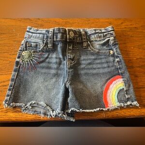 Cat & Jack Denim Shorts with Colorful Embroidery